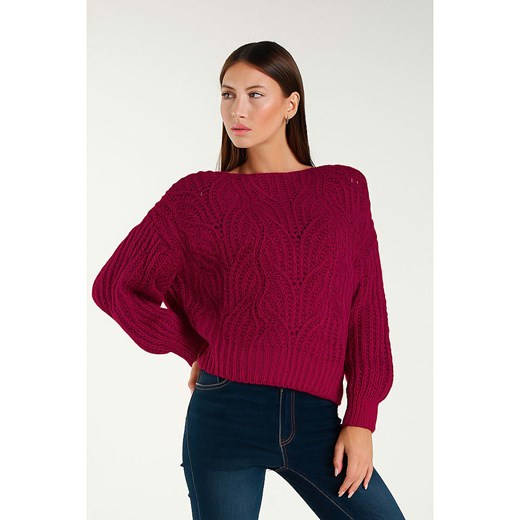 Tamba Sweter w kolorze czerwonym Tamba 40/42 okazja Limango Polska