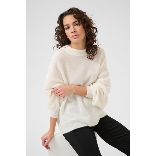 Kaffe Sweter w kolorze kremowym Kaffe S okazyjna cena Limango Polska