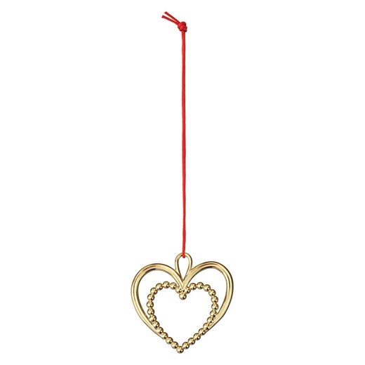 Rosendahl Zawieszka dekoracyjna &quot;Perle Hjerte&quot; w kolorze złotym - wys. 6,5 cm ze sklepu Limango Polska w kategorii Dekoracje bożonarodzeniowe - zdjęcie 187826006