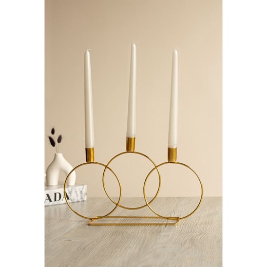 Lucky Bees Świecznik w kolorze złotym - 33,5 x 21 x 20,5 cm Lucky Bees onesize Limango Polska okazja