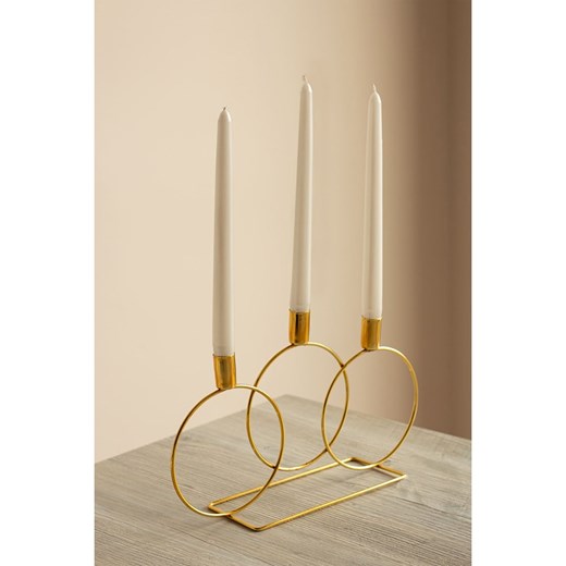 Lucky Bees Świecznik w kolorze złotym - 33,5 x 21 x 20,5 cm Lucky Bees onesize okazja Limango Polska