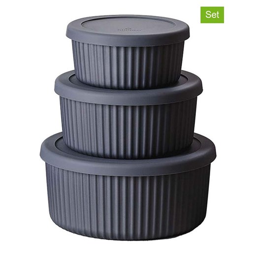 chic.mic Miski (3 szt.) w kolorze antracytowym Chic.mic onesize wyprzedaż Limango Polska