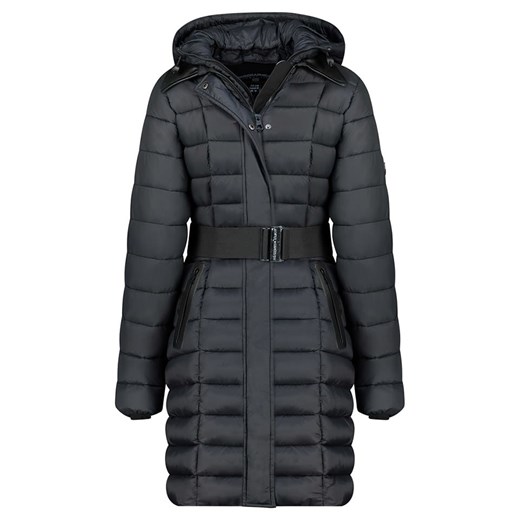 Geographical Norway Płaszcz pikowany &quot;Artema&quot; w kolorze czarnym Geographical Norway XXL promocja Limango Polska