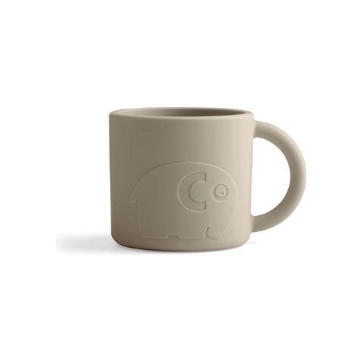 Sebra Silikonowy kubek &quot;Mums&quot; w kolorze beżowym - 4 m+ Sebra onesize okazja Limango Polska