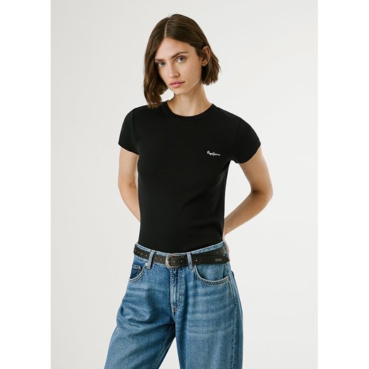 Pepe Jeans Koszulka &quot;Merida&quot; w kolorze czarnym Pepe Jeans XS wyprzedaż Limango Polska