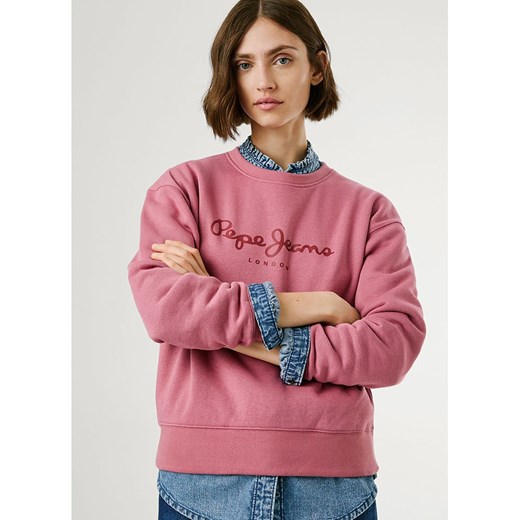 Pepe Jeans Bluza &quot;Baddy&quot; w kolorze szaroróżowym ze sklepu Limango Polska w kategorii Bluzy damskie - zdjęcie 187826519