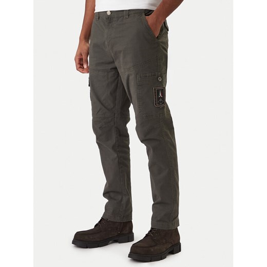 Aeronautica Militare Spodnie materiałowe 252PA1688UCT03399 Szary Regular Fit ze sklepu MODIVO w kategorii Spodnie męskie - zdjęcie 187828139