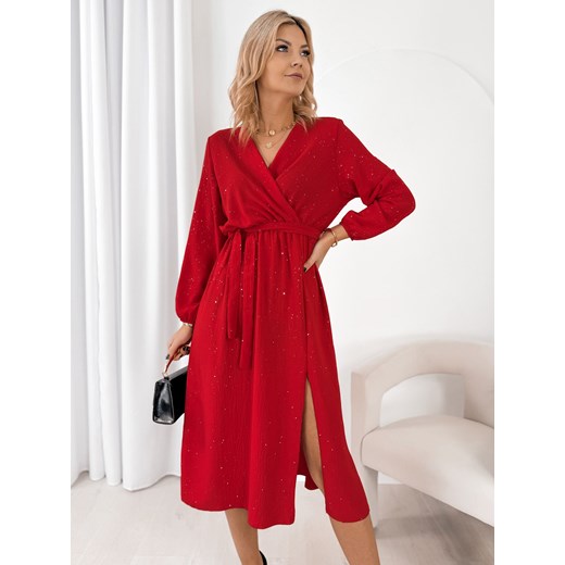 sukienka vallarta czerwona one size ze sklepu UBRA w kategorii Sukienki - zdjęcie 187829326