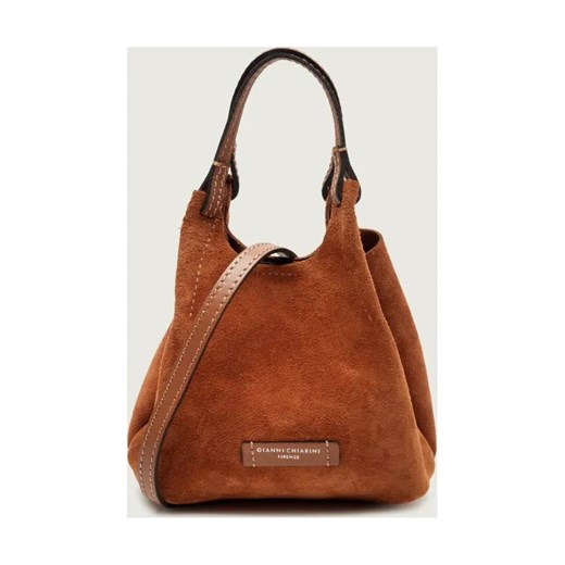 GIANNI CHIARINI Torebka na ramię DUA | zamsz ze sklepu Gomez Fashion Store w kategorii Torby Shopper bag - zdjęcie 187829596