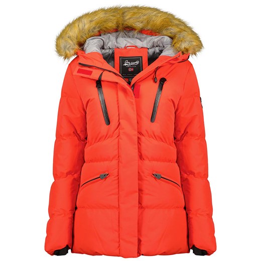 Geographical Norway Kurtka zimowa &quot;Crown&quot; w kolorze czerwonym ze sklepu Limango Polska w kategorii Kurtki damskie - zdjęcie 187830409