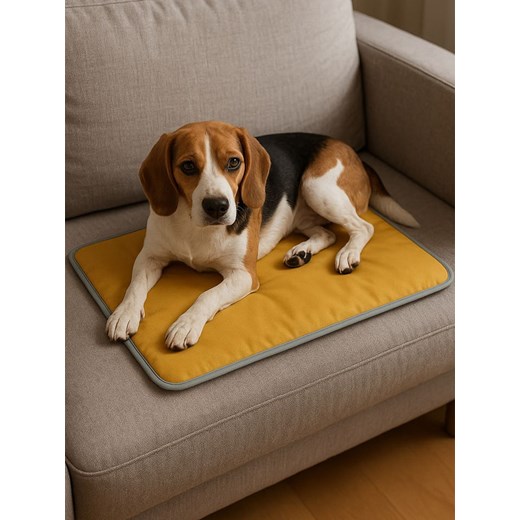 Paws&amp;Whiskers Mata termiczna w kolorze musztardowym ze sklepu Limango Polska w kategorii Dla zwierząt - zdjęcie 187830476