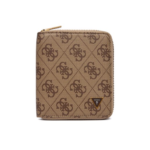 Portfel Guess SMMALO LEA02 Beżowy ze sklepu eobuwie.pl w kategorii Portfele męskie - zdjęcie 187830806