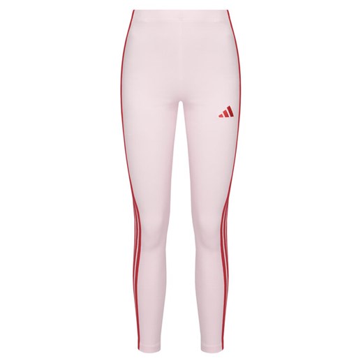 adidas Legginsy Essentials 3-Stripes KC5180 Różowy Slim Fit ze sklepu MODIVO w kategorii Spodnie damskie - zdjęcie 187831006