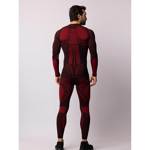 Spaio Koszulka termiczna &quot;Adrenaline&quot; w kolorze czarno-czerwonym Spaio M wyprzedaż Limango Polska