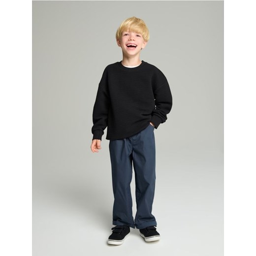 Sinsay - Jeansy wiązane w talii - granatowy ze sklepu Sinsay w kategorii Spodnie chłopięce - zdjęcie 187832395