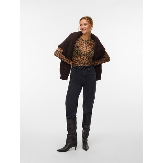 Vero Moda Bluzka w kolorze jasnobrązowo-brązowym ze sklepu Limango Polska w kategorii Bluzki damskie - zdjęcie 187832509