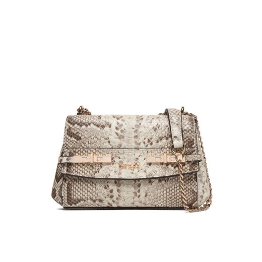 Torebka Guess Melinda Mini HWKG99 33780 Beżowy ze sklepu eobuwie.pl w kategorii Kopertówki - zdjęcie 187846779
