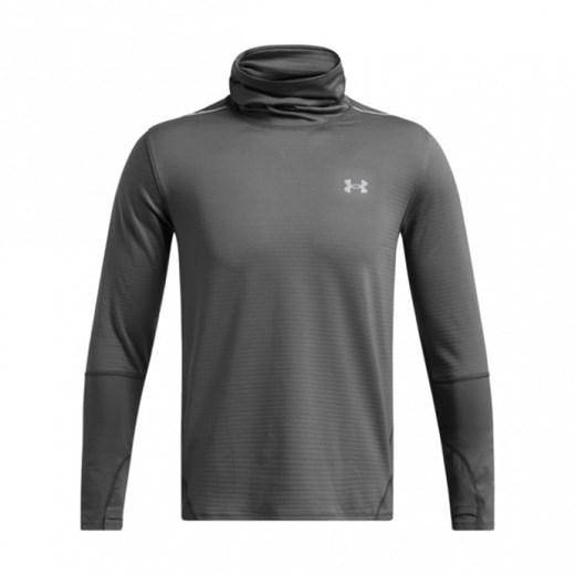 Męski longsleeve treningowy Under Armour UA Vanish Cw Funnel Top - szary ze sklepu Sportstylestory.com w kategorii T-shirty męskie - zdjęcie 187847457