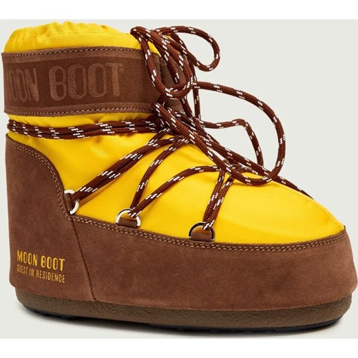 Moon Boot Śniegowce ICON LOW NYLON | Moon Boot X Guest in Residence | zamsz ze sklepu Gomez Fashion Store w kategorii Śniegowce damskie - zdjęcie 187847558
