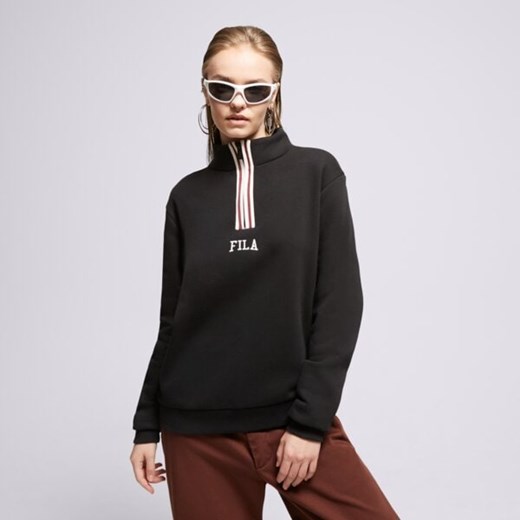 fila bluza stripe 1/4 zp blk/pk devineblk ze sklepu 50style.pl w kategorii Bluzy damskie - zdjęcie 187847737