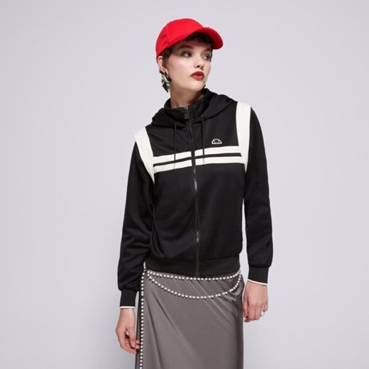 ellesse bluza rozpinana z kapturem perna blk/owht cropped tr sgt19163054 ze sklepu 50style.pl w kategorii Bluzy damskie - zdjęcie 187848787
