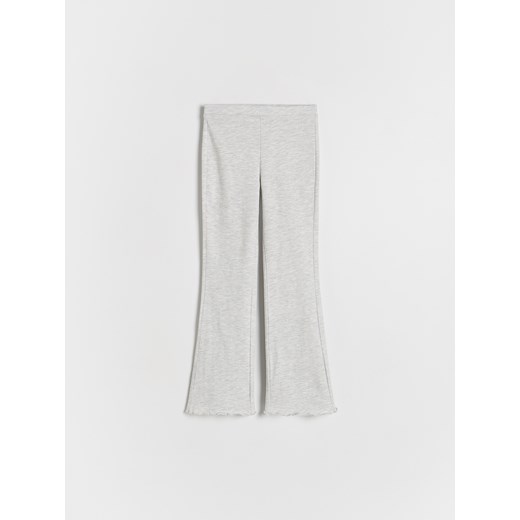 Reserved - Legginsy flare - jasnoszary Reserved 116 (5-6 lat) Reserved okazja