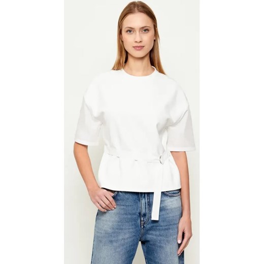 Patrizia Pepe Bluzka | Relaxed fit ze sklepu Gomez Fashion Store w kategorii Bluzki damskie - zdjęcie 187851348