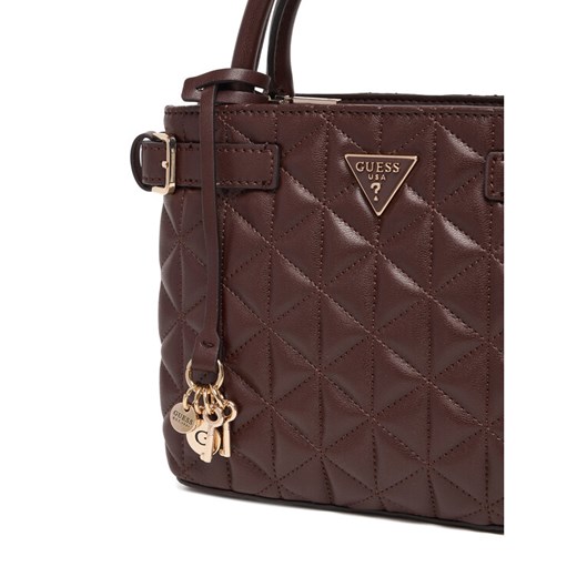 Guess Torebka Paisleigh HWQG98 83050 Brązowy ze sklepu MODIVO w kategorii Kuferki - zdjęcie 187851737