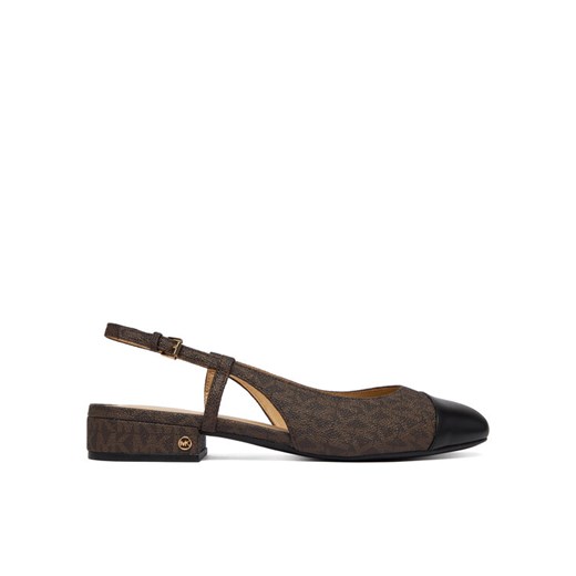 Sandały MICHAEL Michael Kors Perla Flex Sling Fat 40T5PLFS1B Brązowy ze sklepu eobuwie.pl w kategorii Sandały damskie - zdjęcie 187852817