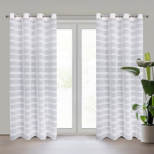 FIRANA GOTOWA DOLY 140 X 250 CM BIAŁY ze sklepu lenaodniemowlakadoszkolniaka.pl w kategorii Firany - zdjęcie 187855235