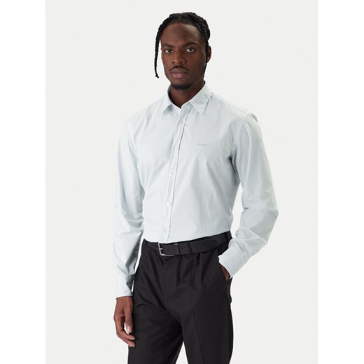 BOSS Koszula Relegant 50518304 Szary Regular Fit ze sklepu MODIVO w kategorii Koszule męskie - zdjęcie 187855808