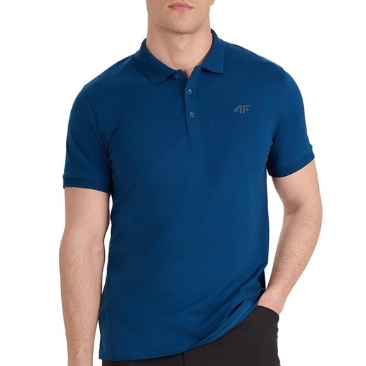 Koszulka męska 4F WMM00TPTSM36746S - niebieska ze sklepu streetstyle24.pl w kategorii T-shirty męskie - zdjęcie 187856295