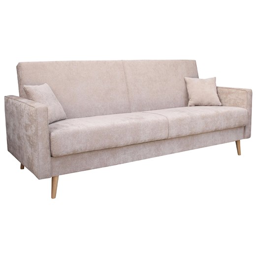 Beżowa sofa rozkładana na nóżkach S1-R94 ze sklepu Edinos.pl w kategorii Sofy i kanapy - zdjęcie 187856516