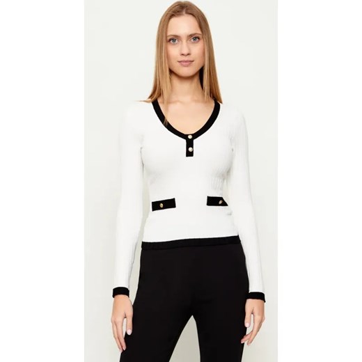 GUESS Bluzka LAUREL | Slim Fit ze sklepu Gomez Fashion Store w kategorii Bluzki damskie - zdjęcie 187857309