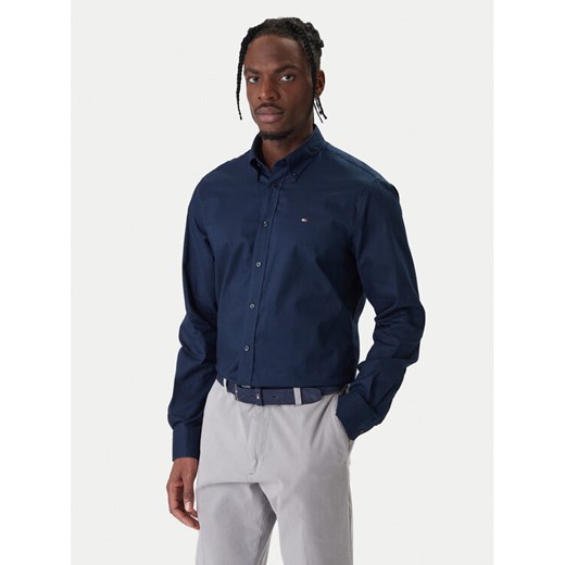 Tommy Hilfiger Koszula MW0MW40529 Granatowy Regular Fit ze sklepu MODIVO w kategorii Koszule męskie - zdjęcie 187857575