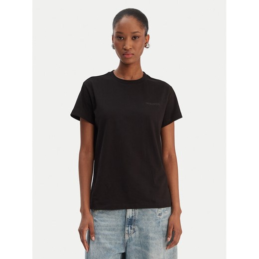 Patrizia Pepe T-Shirt 8M1543/J111-K103 Czarny Regular Fit ze sklepu MODIVO w kategorii Bluzki damskie - zdjęcie 187857576