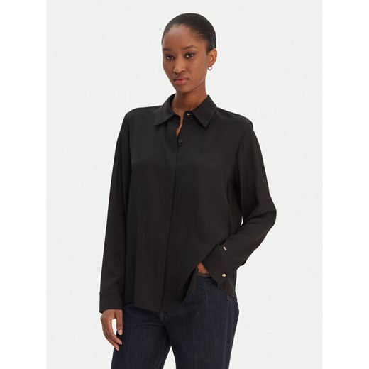 Tommy Hilfiger Koszula WW0WW48180 Czarny Regular Fit ze sklepu MODIVO w kategorii Koszule damskie - zdjęcie 187857579