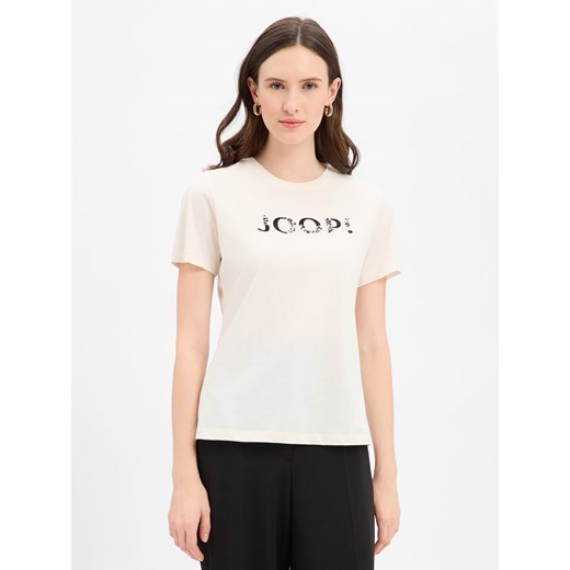 JOOP! Koszulka damska - Tanna Kobiety Bawełna écru nadruk ze sklepu vangraaf w kategorii Bluzki damskie - zdjęcie 187858017