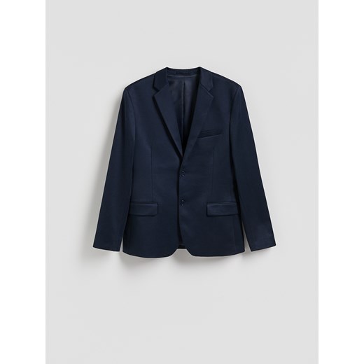 Reserved - Marynarka slim fit - granatowy ze sklepu Reserved w kategorii Marynarki męskie - zdjęcie 187858148