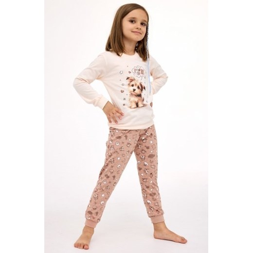 Cornette Kids Girl 594/193 Sweet Dog piżama dziewczęca ze sklepu intimiti.pl w kategorii Piżamy dziecięce - zdjęcie 187858296
