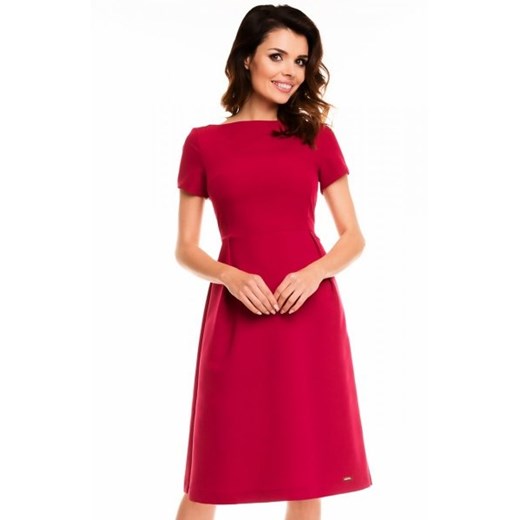Awama A130 sukienka bordowa ze sklepu intimiti.pl w kategorii Sukienki - zdjęcie 187858689