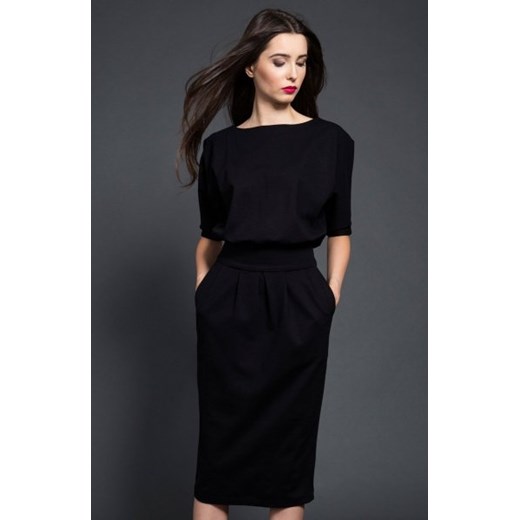 Kasia Miciak design mono sukienka czarna ze sklepu intimiti.pl w kategorii Sukienki - zdjęcie 187859239