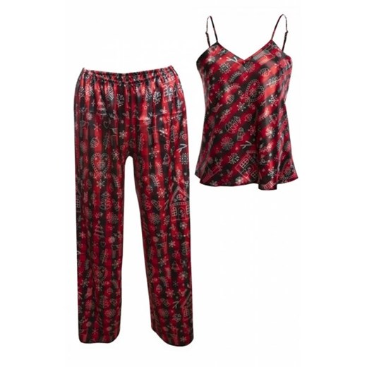 Dkaren Christmas satynowy komplet ze sklepu intimiti.pl w kategorii Piżamy damskie - zdjęcie 187859406