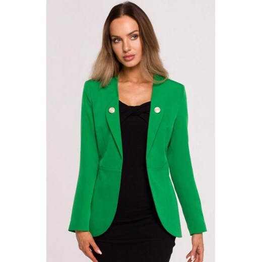 Moe żakiet damski frak zielony M665 ze sklepu intimiti.pl w kategorii Marynarki damskie - zdjęcie 187859536