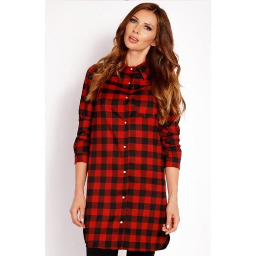 LOU LOU L002 koszula czerwona ze sklepu intimiti.pl w kategorii Koszule damskie - zdjęcie 187859777