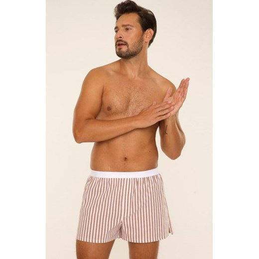 De Lafense Taylor 826 bokserki męskie brązowe ze sklepu intimiti.pl w kategorii Majtki męskie - zdjęcie 187859948