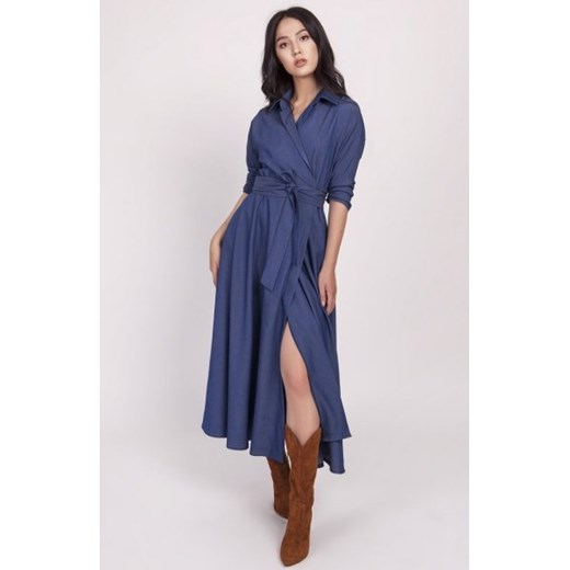 Sukienka długa jeans SUK173 ze sklepu intimiti.pl w kategorii Sukienki - zdjęcie 187860117