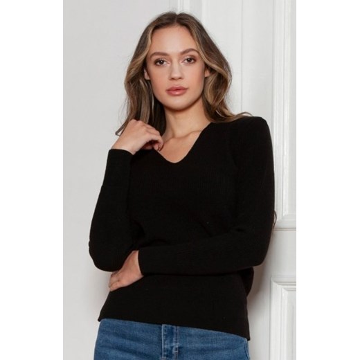 Sweter w prążek czarny SWE146 ze sklepu intimiti.pl w kategorii Swetry damskie - zdjęcie 187860118