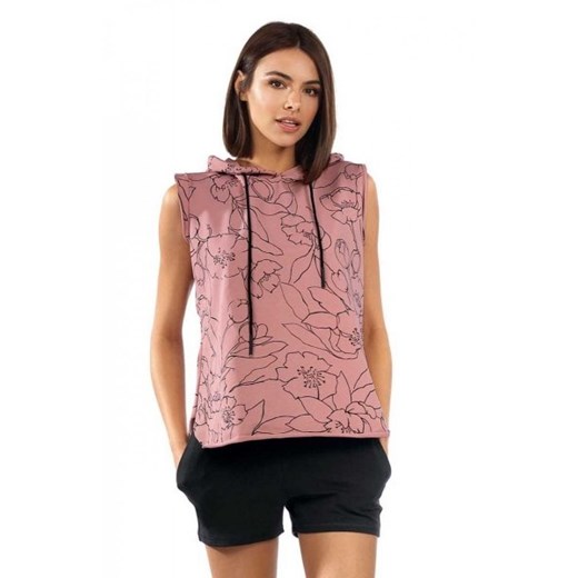 Bluza z kapturem bez rękawów ze sklepu intimiti.pl w kategorii Bluzy damskie - zdjęcie 187860566