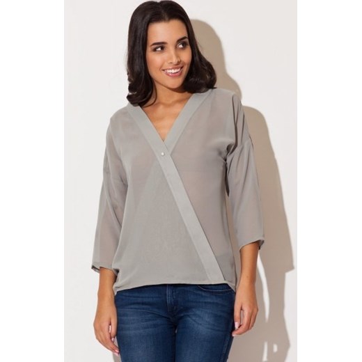Katrus K138 bluzka szara ze sklepu intimiti.pl w kategorii Bluzki damskie - zdjęcie 187860587